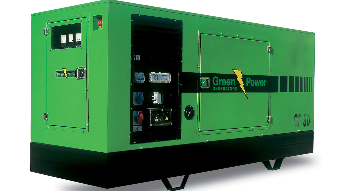 A Green Power generator set powered by a John Deere 4.5L engine