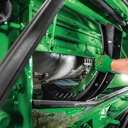 Dealer maintaining a baler