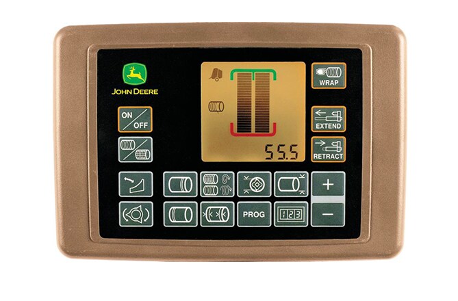 Monitor with BaleTrak Plus data