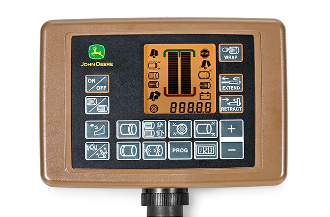 Monitor with BaleTrak Pro data