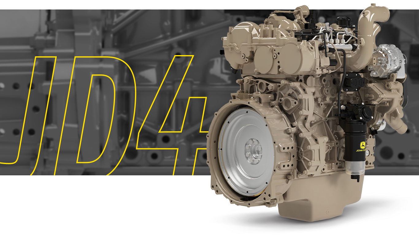 John Deer’s newest compact industrial engine the JD4