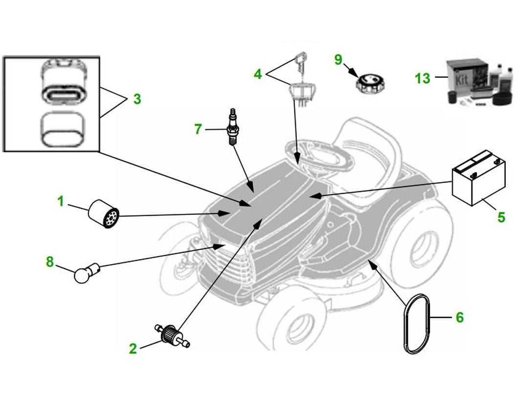 LA155 Lawn Tractor