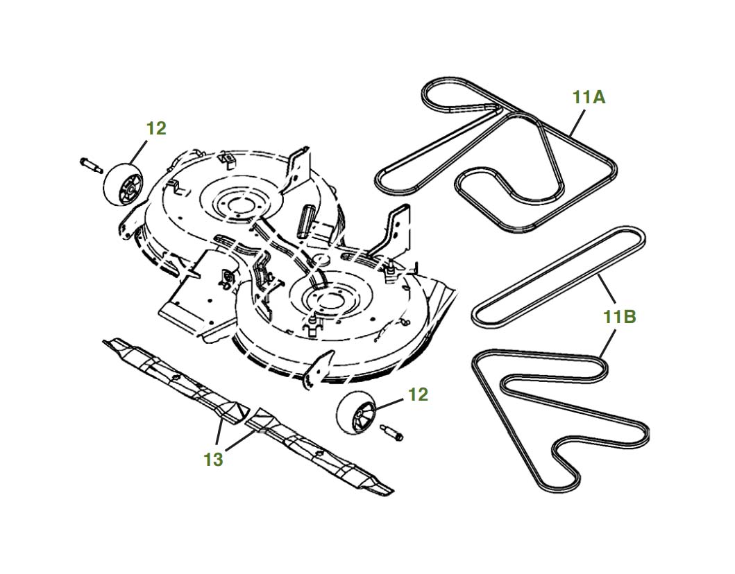 X300 42 in. Mulch Mower Deck