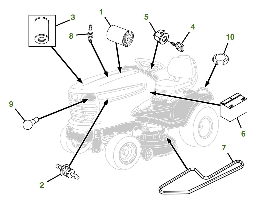 John Deere 330 Tractor Parts Manual 