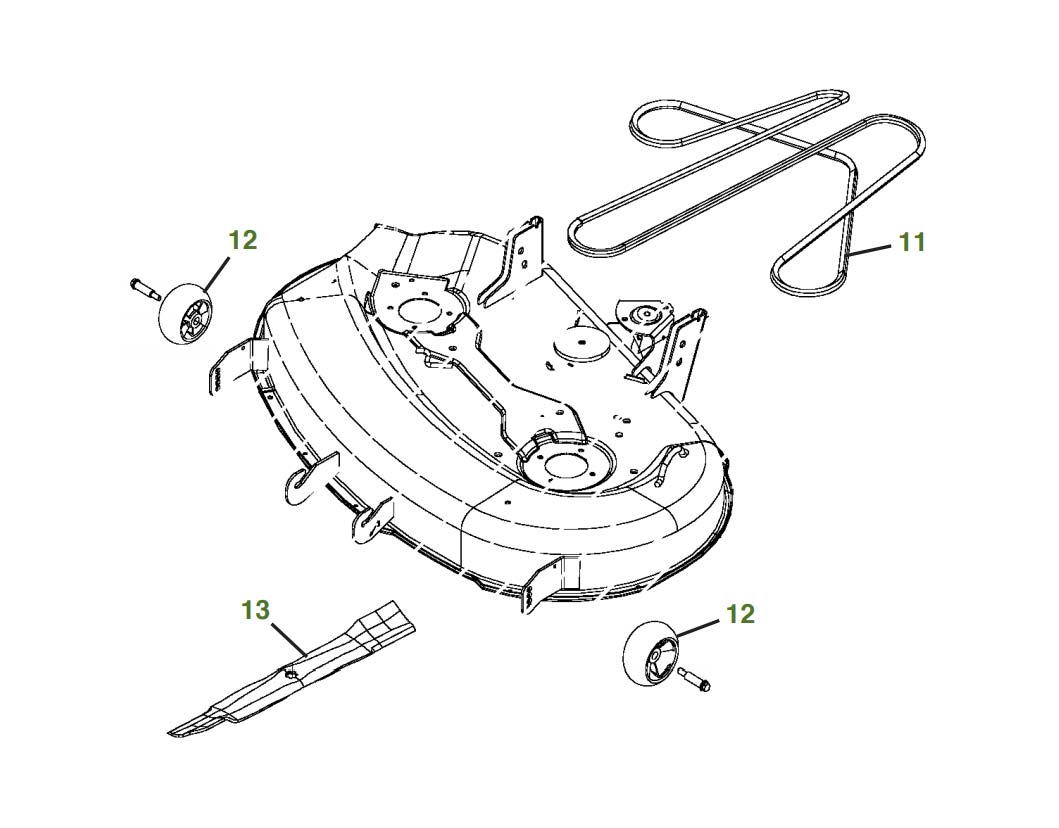 X340 38 in. Edge Mower Deck
