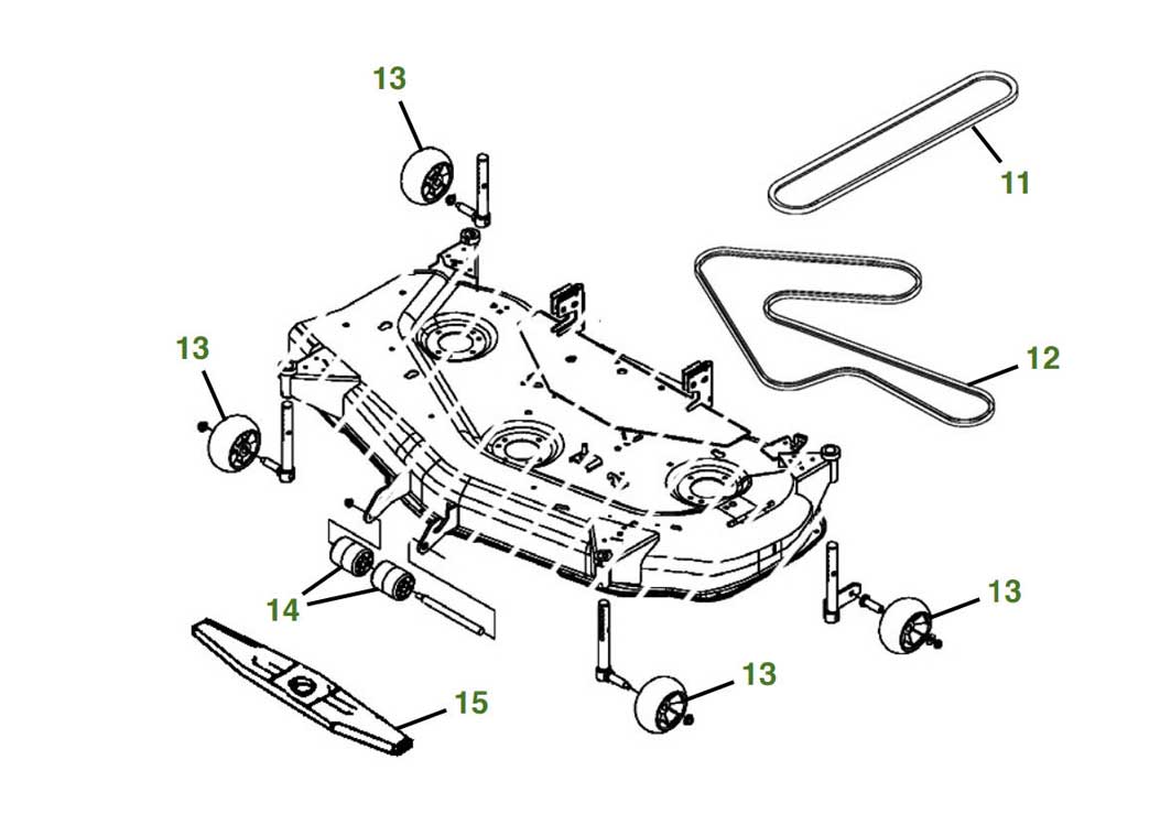 John Deere Inch Mower Deck Belt Diagram General Wiring Diagram Sexiz Pix