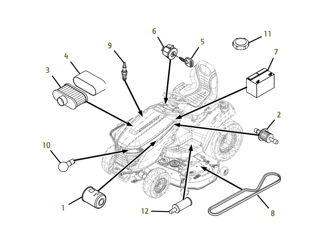 thumbnail image 2 of Stevens Lake Parts 54C Replacement Deck Belt For John Deere Mowers – Fits X590, GX345, X320, GT225, And More – Aramid Cord 2 of 2