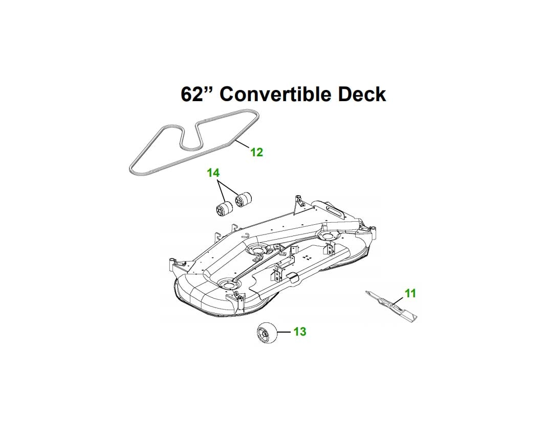 62" Mower Deck