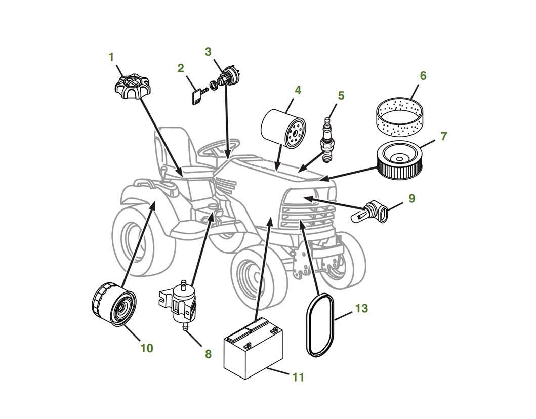 X734 Lawn Tractor