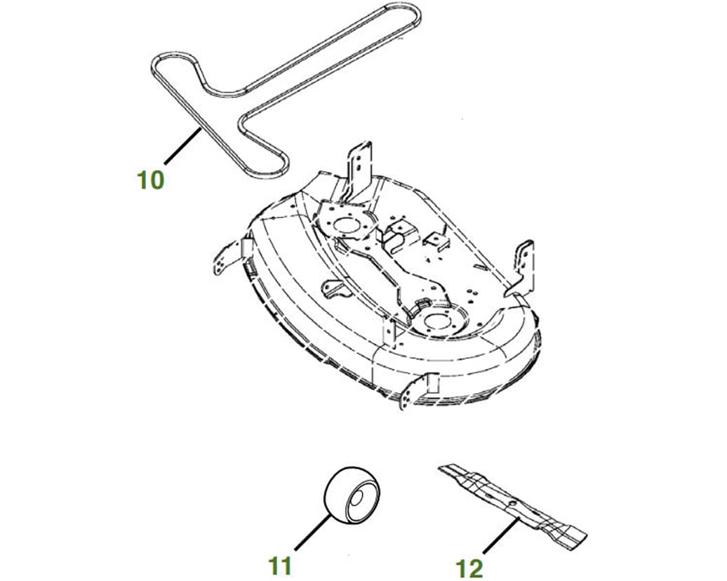 Z345M 42 in. Mower Deck