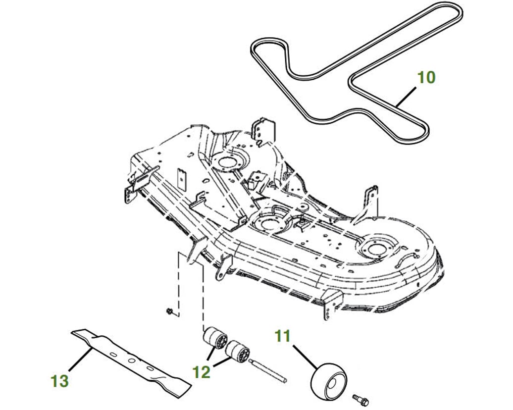 Z375r 54 In Mower Deck