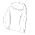 Operator Seat Back Rest Cushion