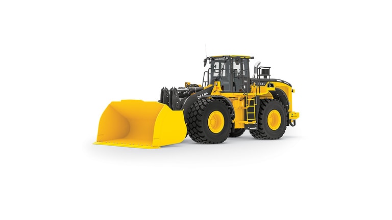 844L AH Wheel Loader on white background