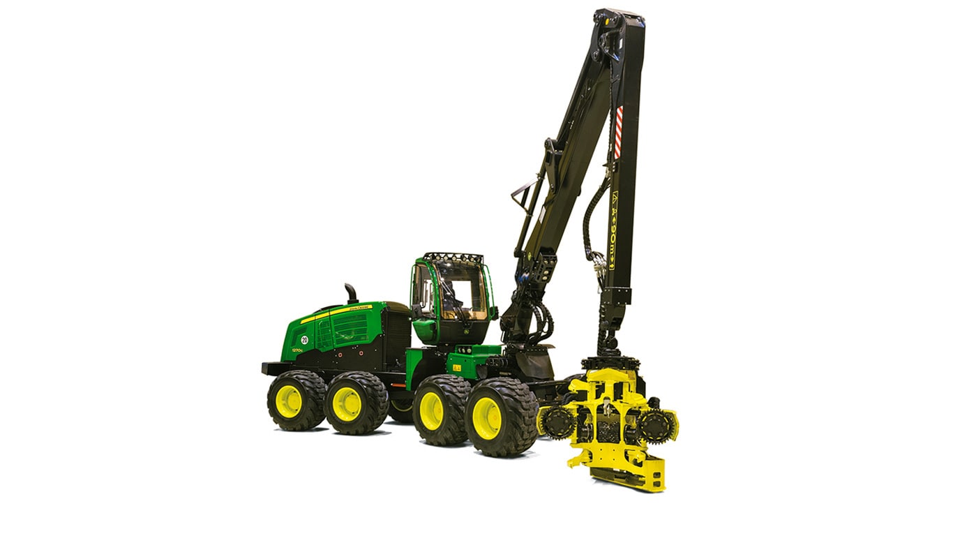 Imagen de estudio Cosechadora con Ruedas 1270G 8W.