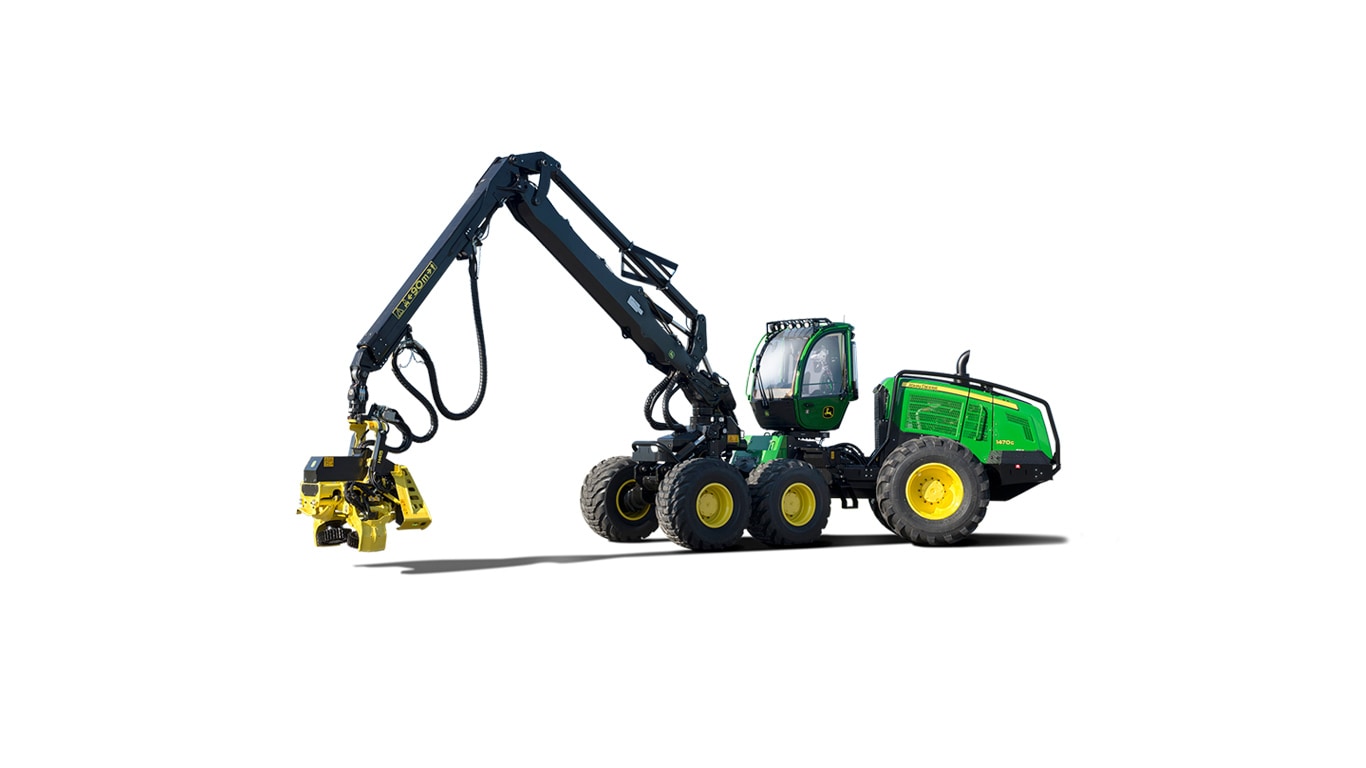 Imagen de estudio Cosechadora con Ruedas 1470G.