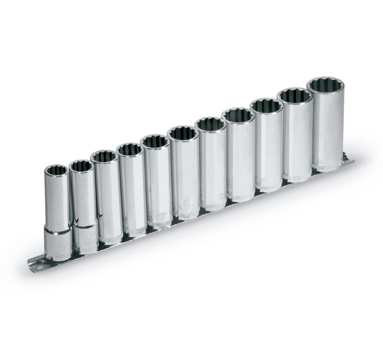Juego de tubos de profundidad Métricos ½” Set de 11 piezas