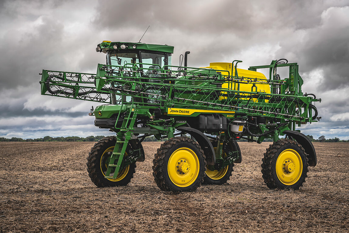 1025e sprayer in the field.
