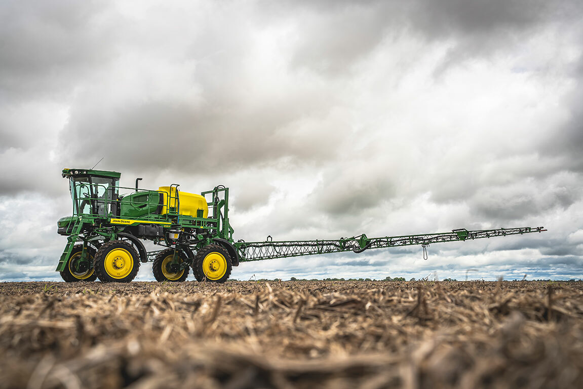 1025e sprayer in the field.
