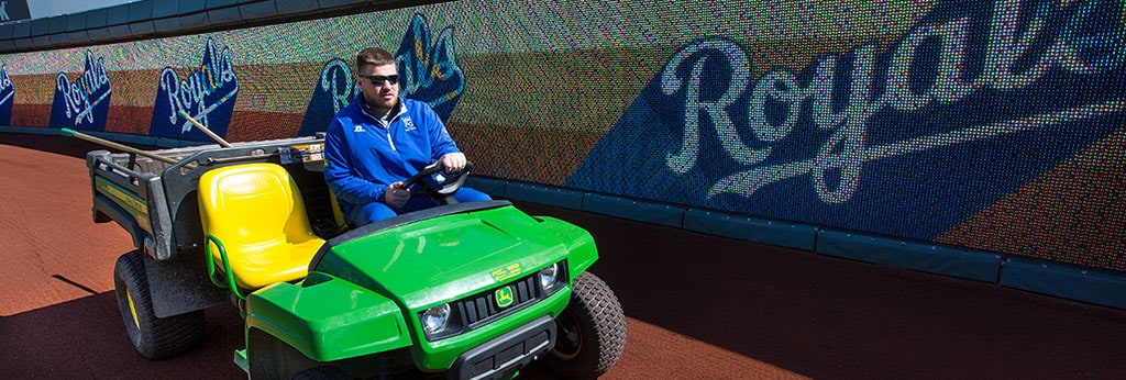 Photo of John Deere Gator at Kauffman Stadium