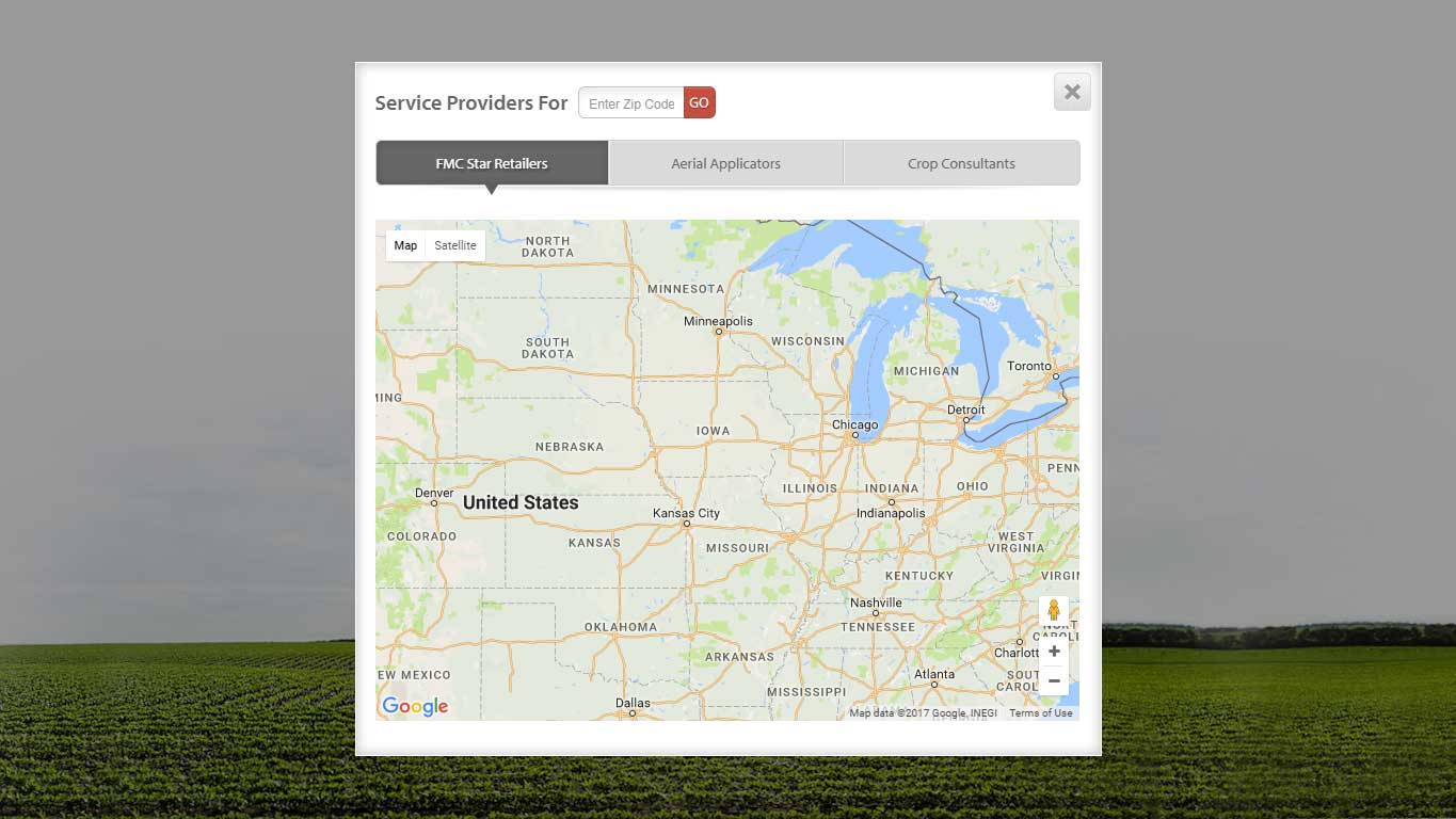 FMC Star Retailer map