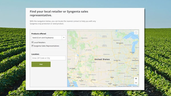 NK Seeds Retailer map