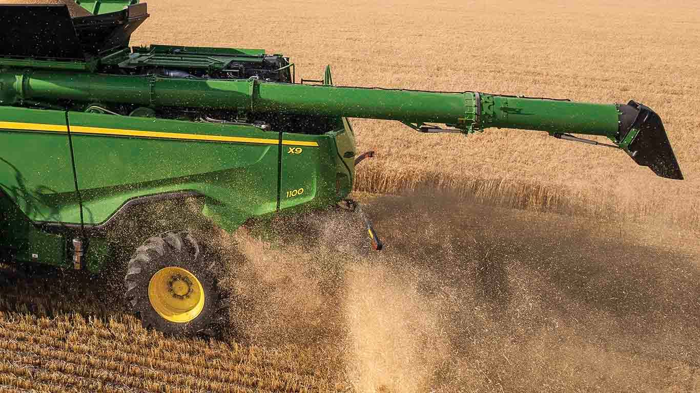 Close up of X9 Combine 