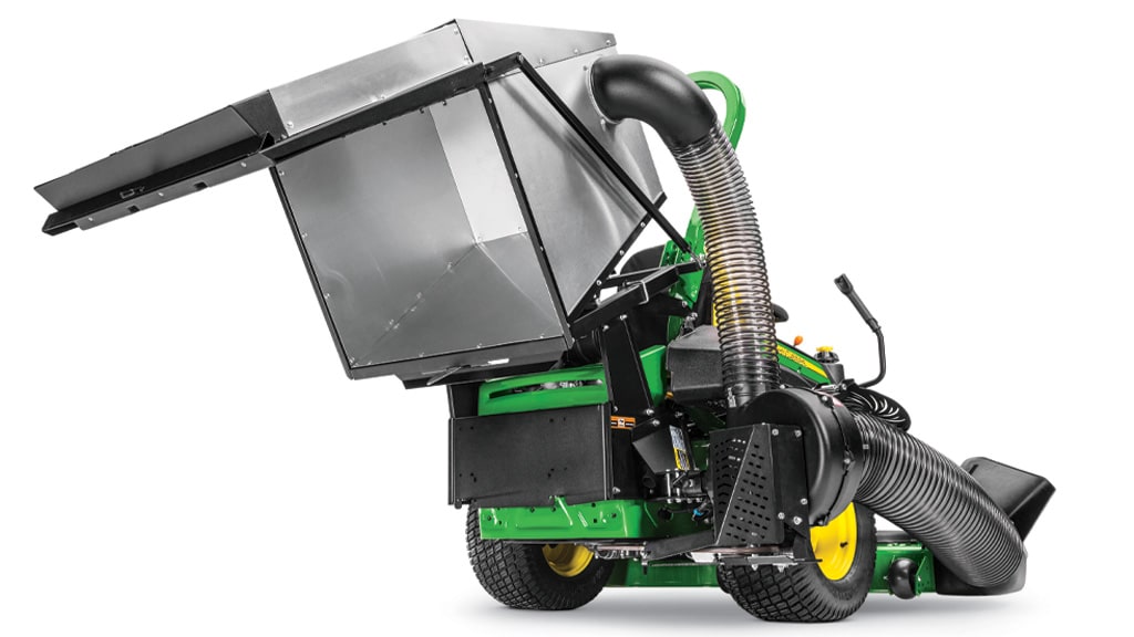 lawnmower with bag attachment
