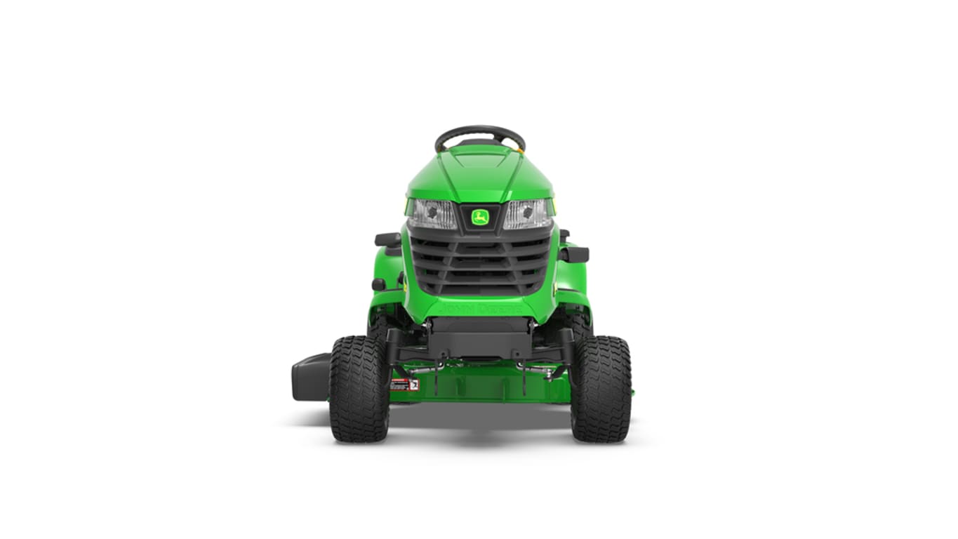 front view of X350 lawn tractor