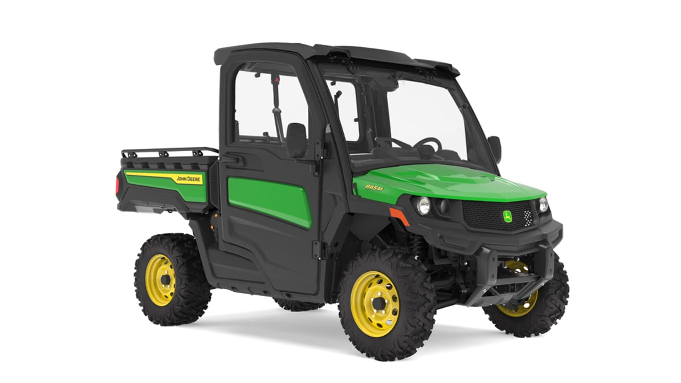 XUV 845M HVAC Cab facing front right studio image