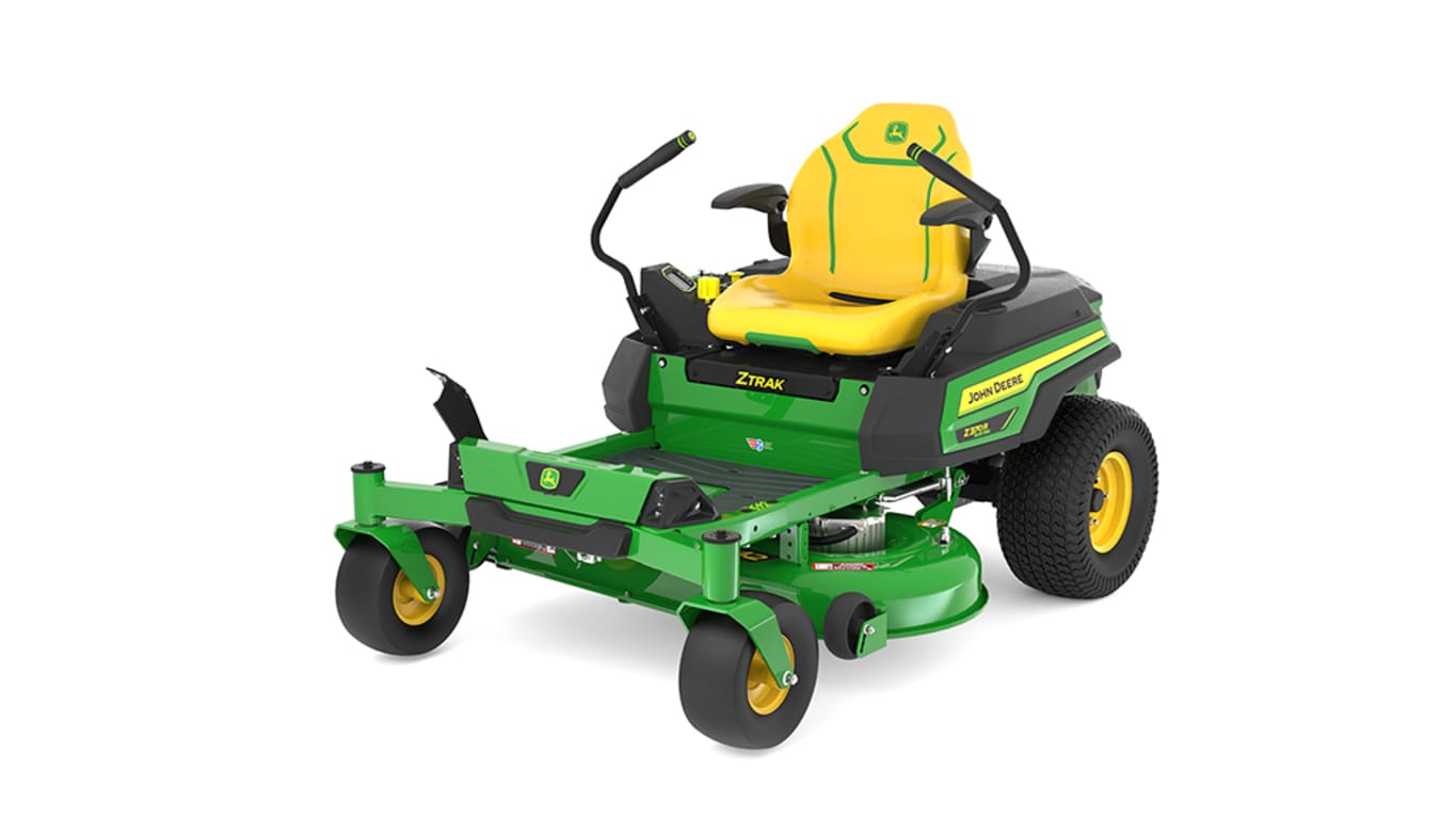 the front left studio image of Z370 Ztrak Mower