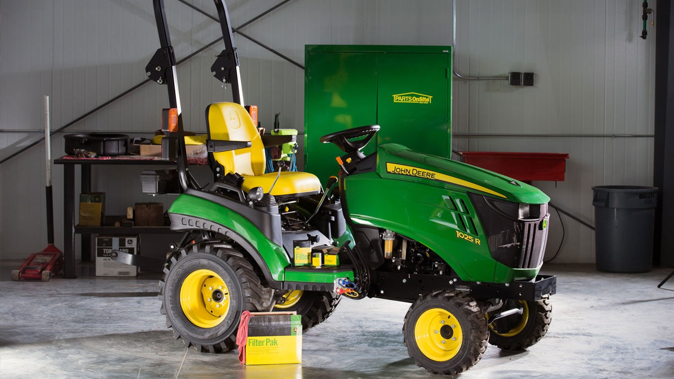 tractor in workshop do it yourself maintenance