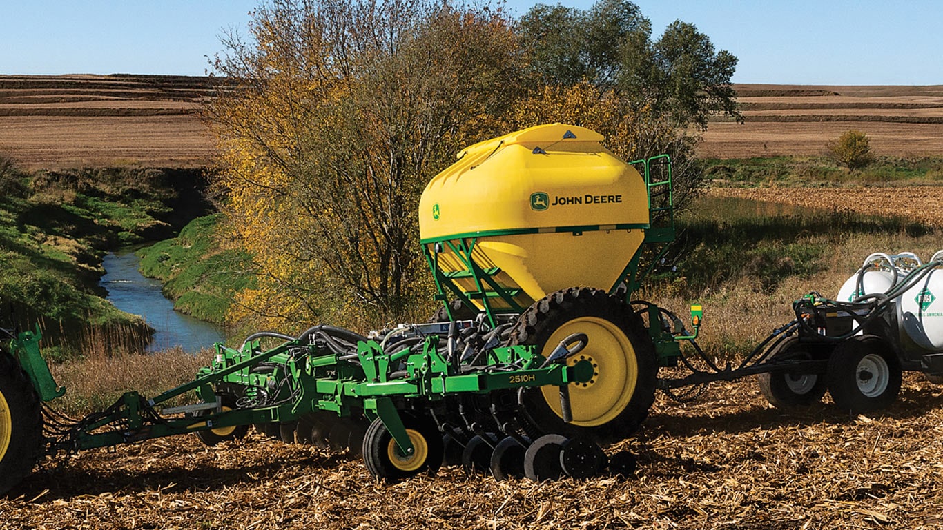 image of sprayer equipment in field