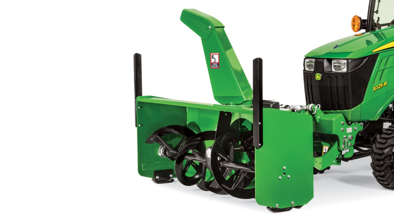 John deere lawn hotsell tractor snow blower