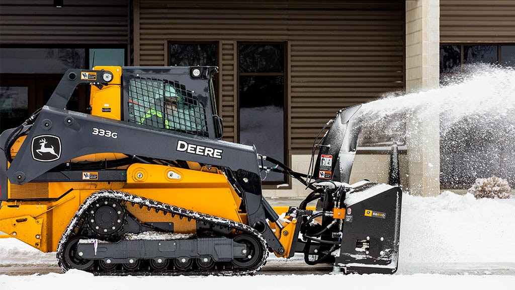 John deere best sale riding snow blower