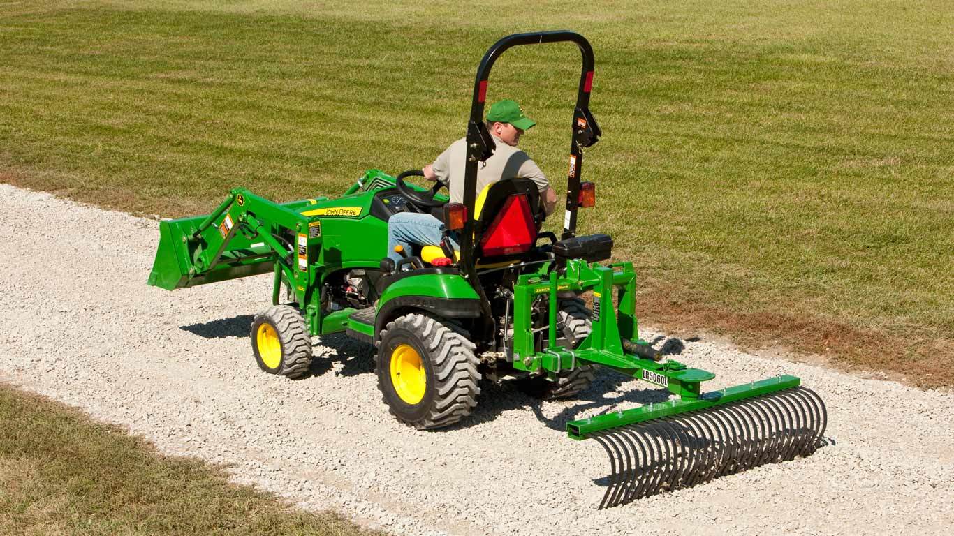 Rock rake sales for lawn tractor
