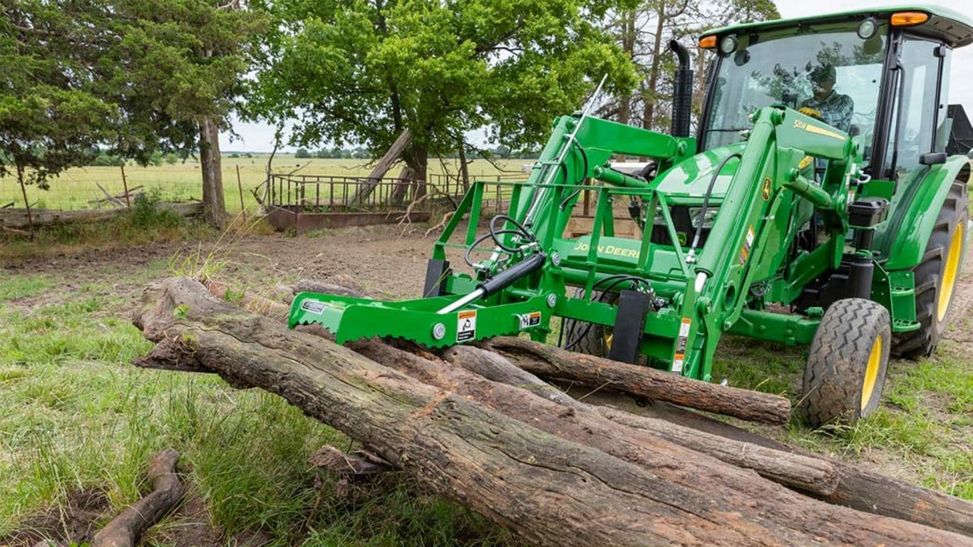 field image of a Frontier PG12 pallet grapple