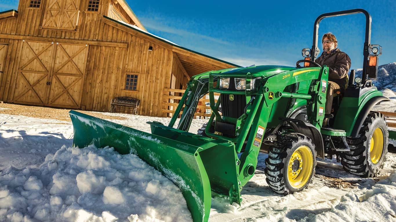 image of af11e series front blade on tractor