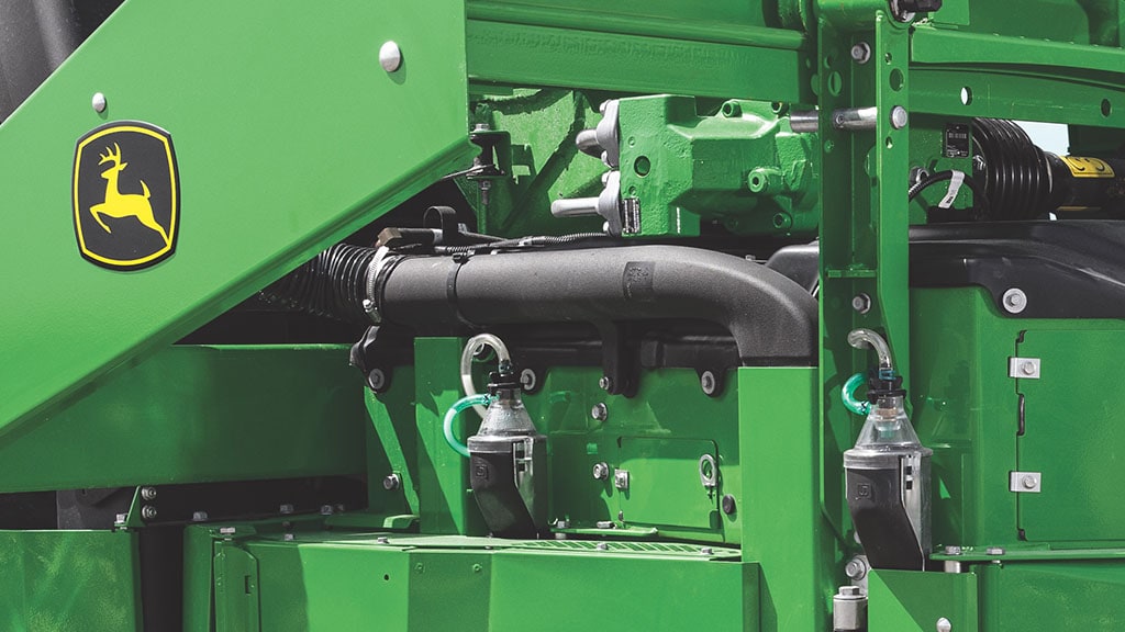zoomed in view of a cotton picker