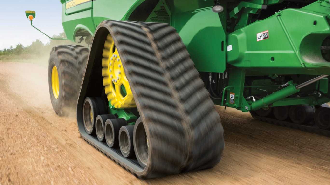 close-up picture of tracks
