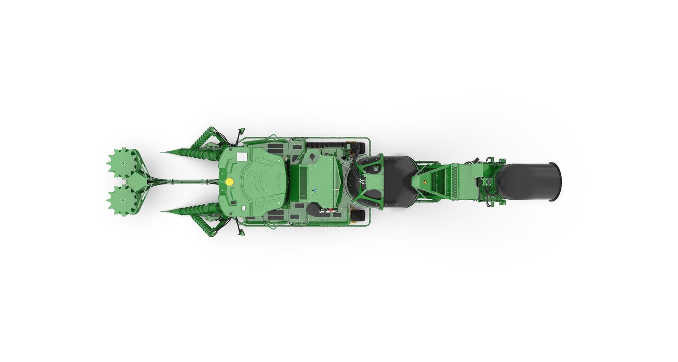 Studio rendering CH770 from a top angle.