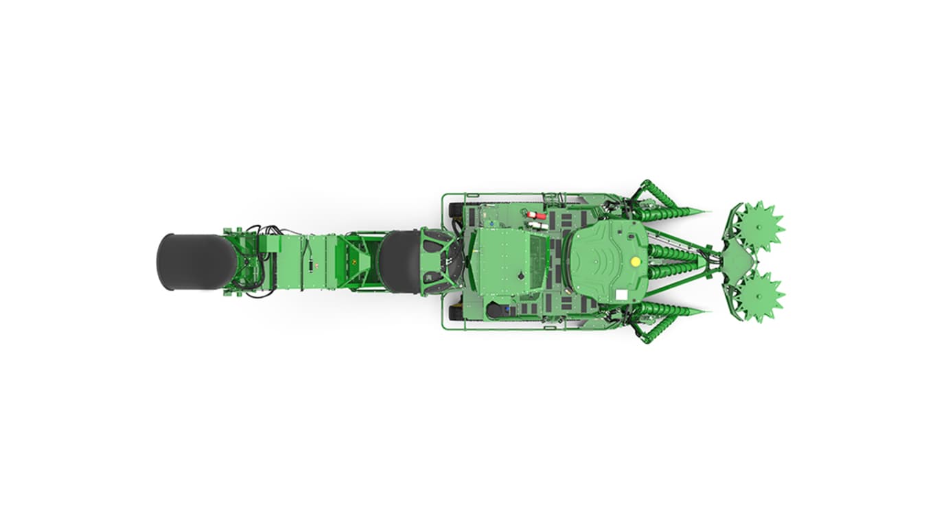 Studio rendering CH950 from a top angle.