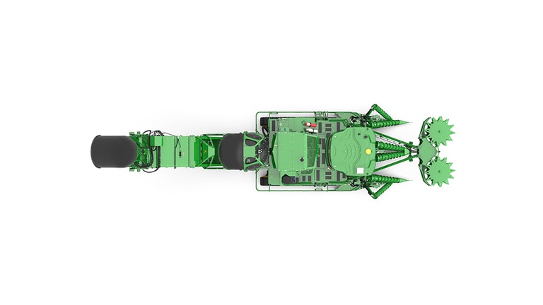 Studio rendering CH950 from a top angle.