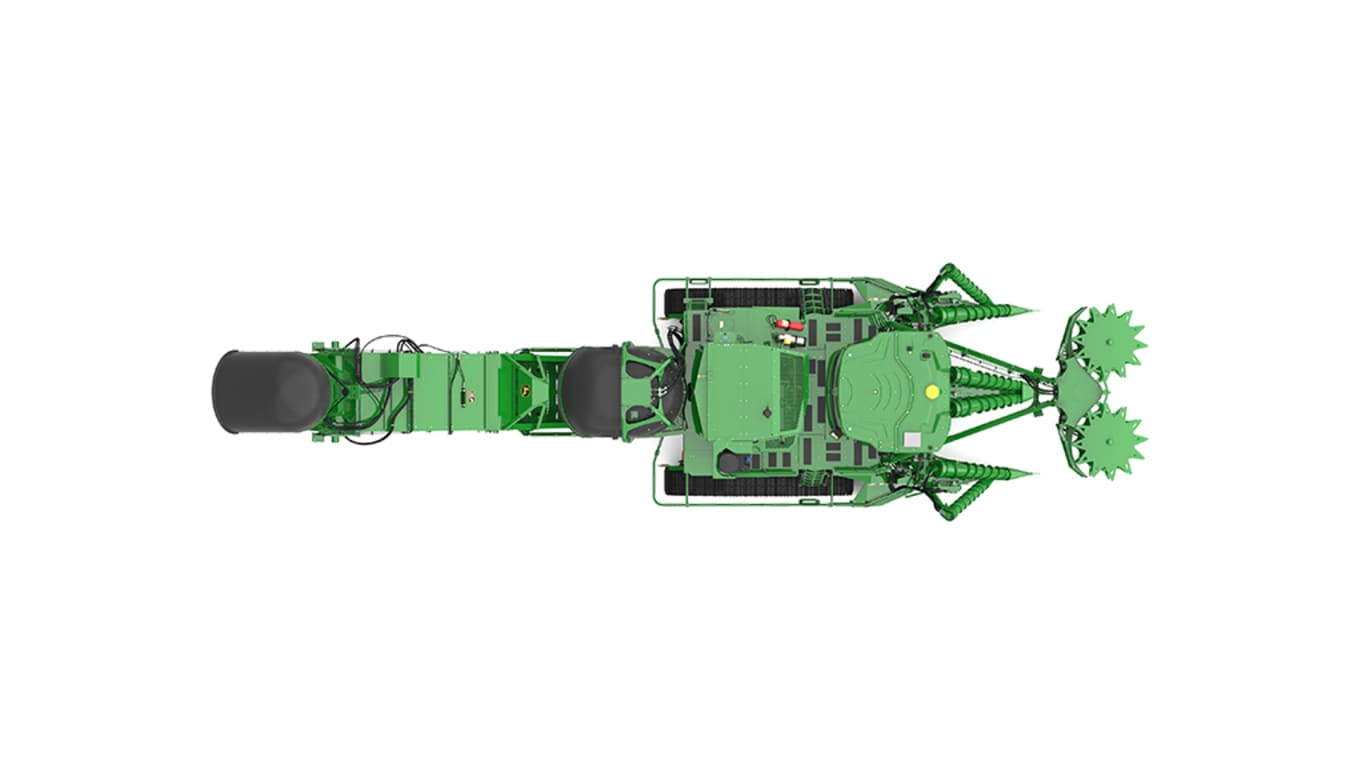 Studio rendering CH960 from a top angle.