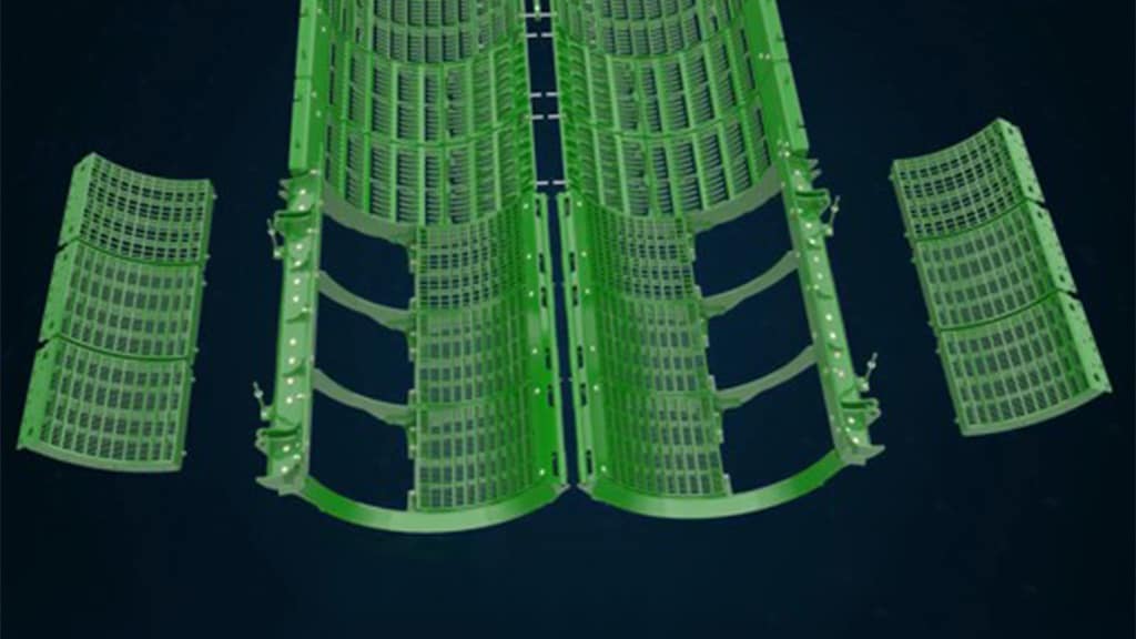 Close-up photo of Tru-Thresh concaves