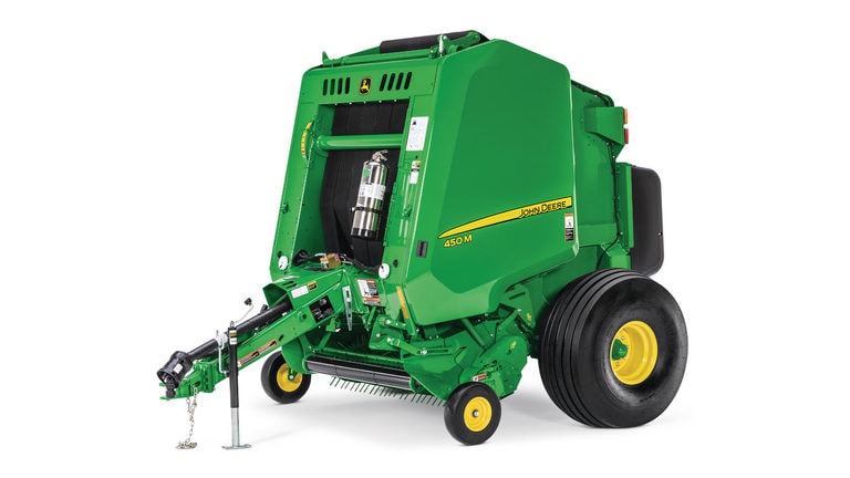 studio image of 450M round baler