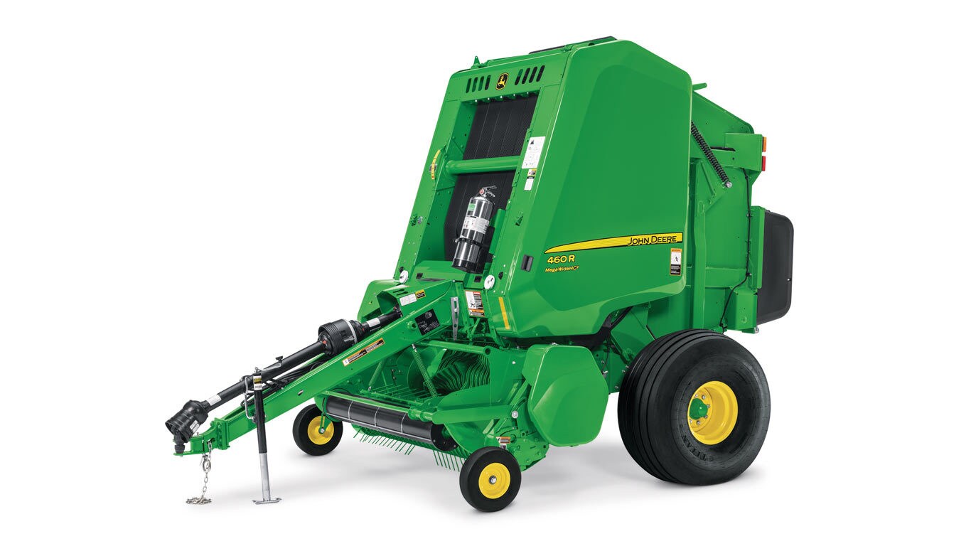 studio image of 460R megawideHC2 round baler