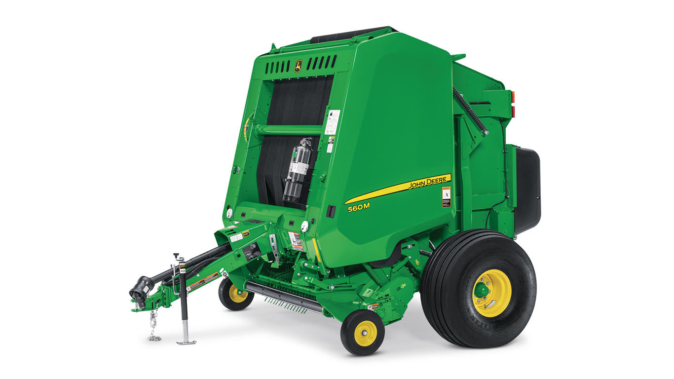 studio image of 560M round baler