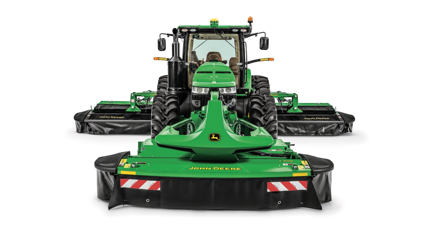 Studio image of a F310R Front Mount Mower Conditioner