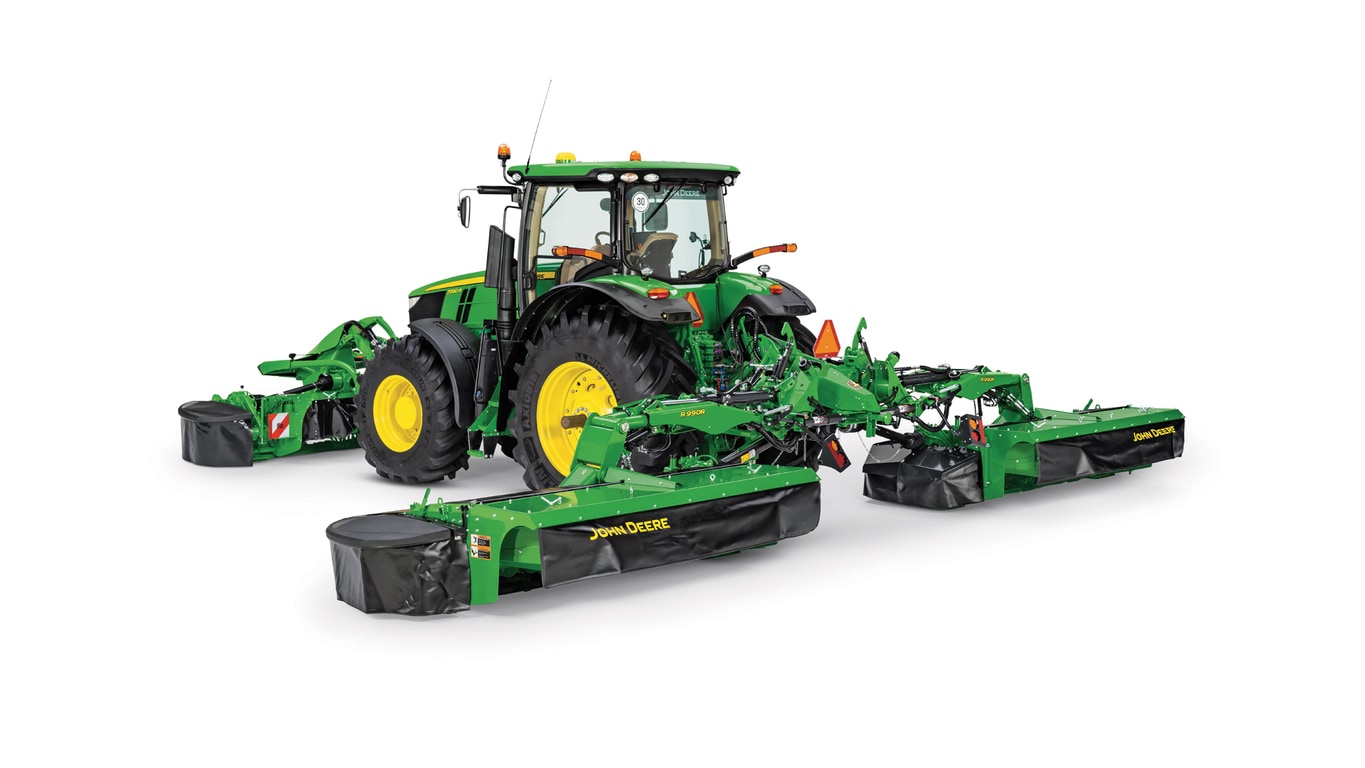 Studio image of R990R Rear Mount Mower Conditioner