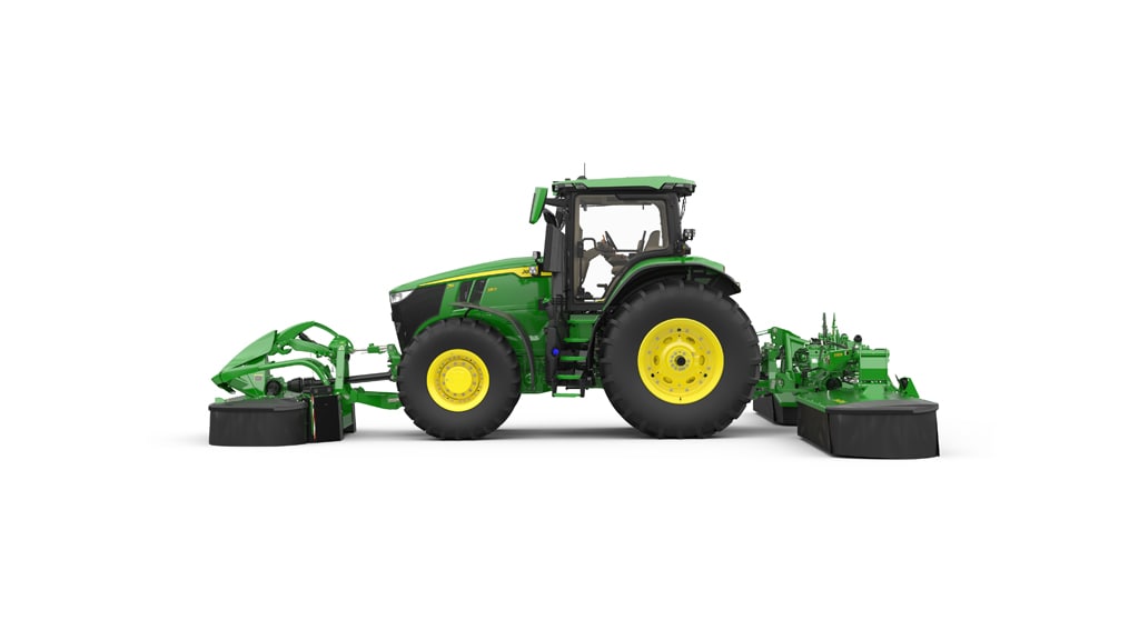 Digital render of triple mount mower